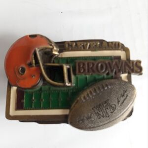 Cleveland browns belt buckle